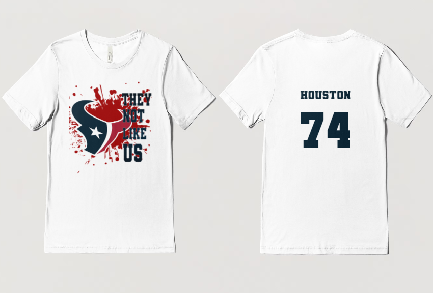 Houston Texas Football Shirt Design